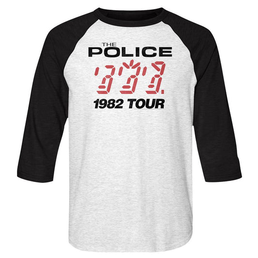 The Police 1982 Tour Baseball Shirt