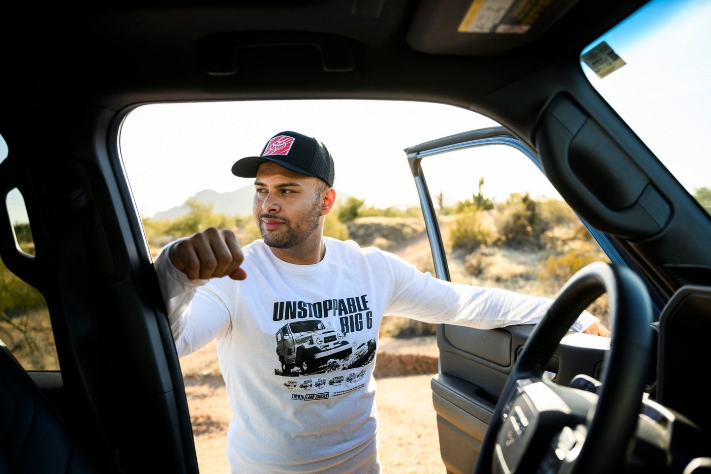 Toyota Land Cruiser Vintage Long Sleeve Tee-Unstoppable Big 6