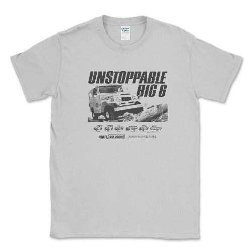 Toyota Land Cruiser Vintage T-shirt-Unstoppable Big 6