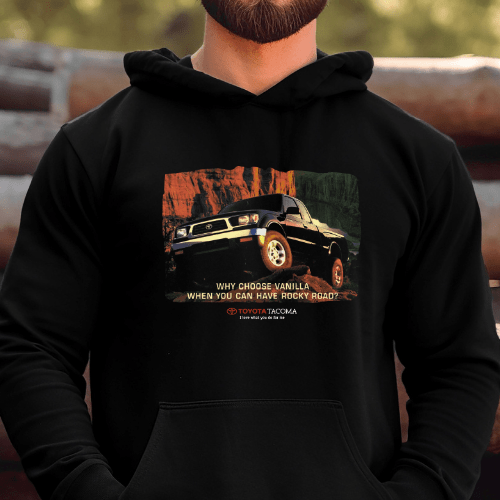 Toyota Tacoma Pick-Up Truck Retro Hoodie-Vintage Off Road
