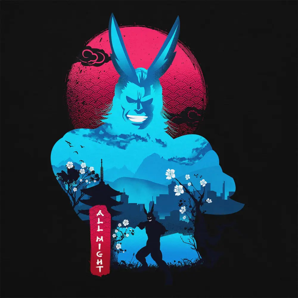 Ukiyo-e All Might T-Shirt