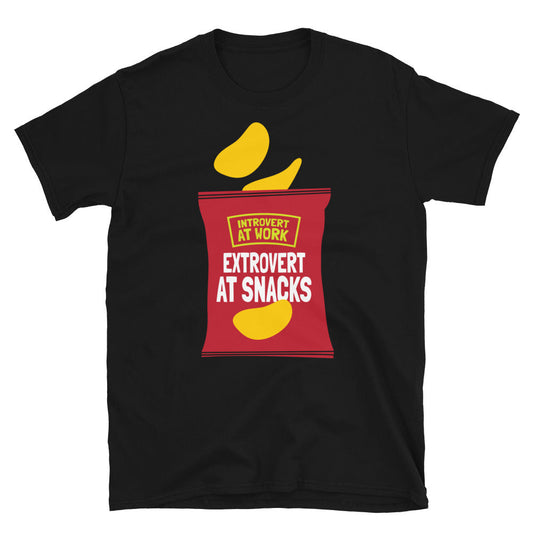 Introvert At Work, Extrovert At Snacks T-Shirt