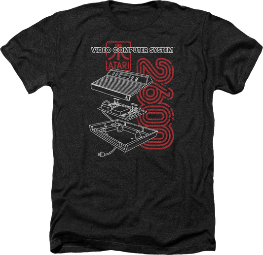 Vintage Atari 2600 Video Computer System T-Shirt