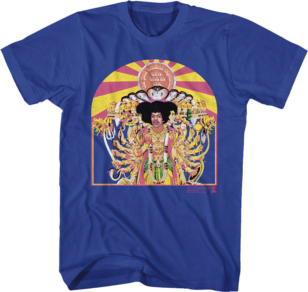 Vintage Axis Bold As Love Jimi Hendrix T-Shirt