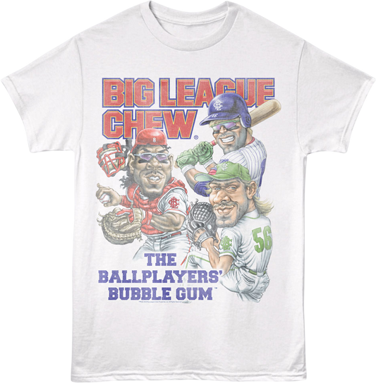Vintage Ballplayers' Bubble Gum Big League Chew T-Shirt