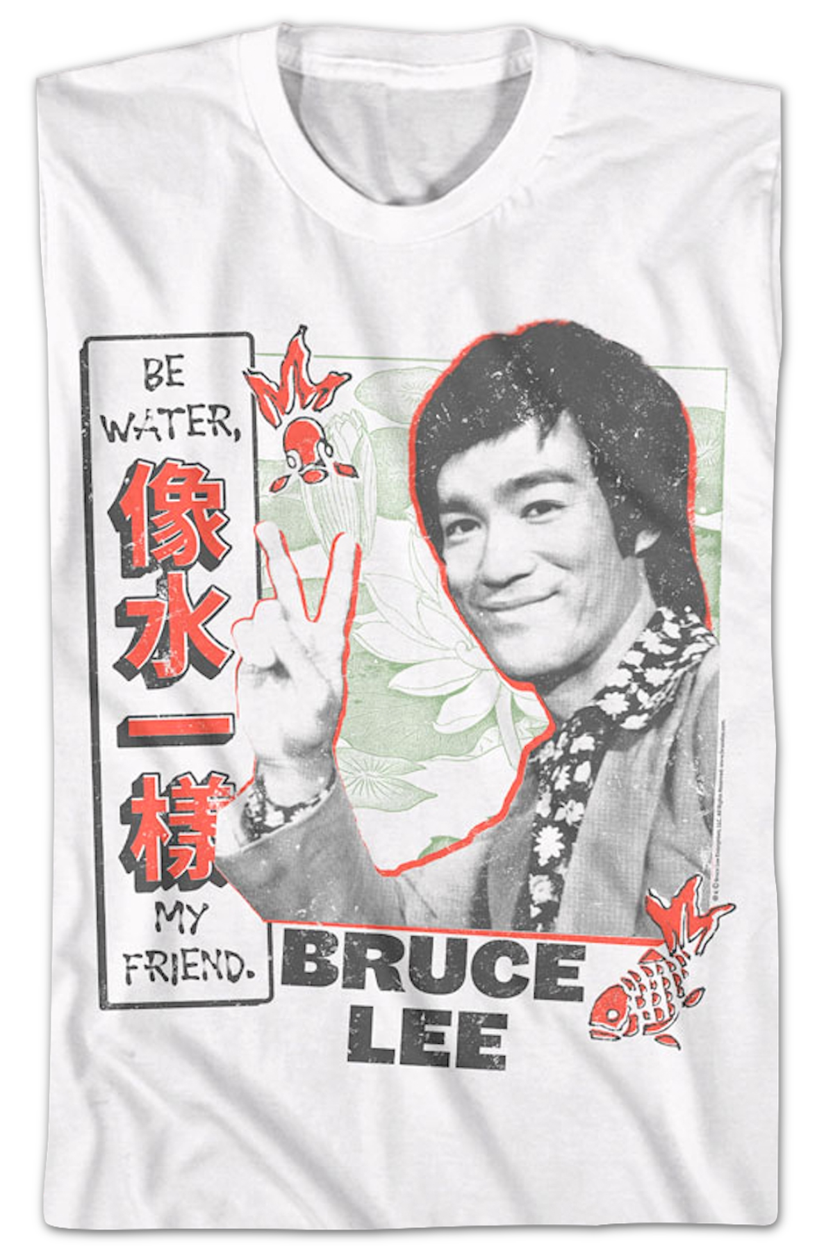 Vintage Be Water My Friend Bruce Lee T-Shirt