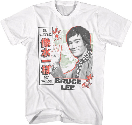 Vintage Be Water My Friend Bruce Lee T-Shirt