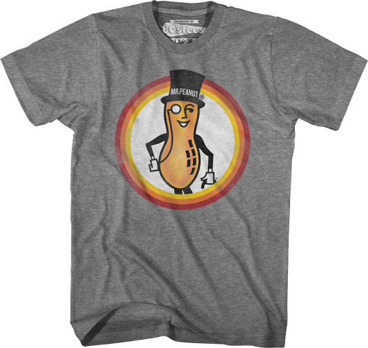 Vintage Mr. Peanut Circle Planters T-Shirt