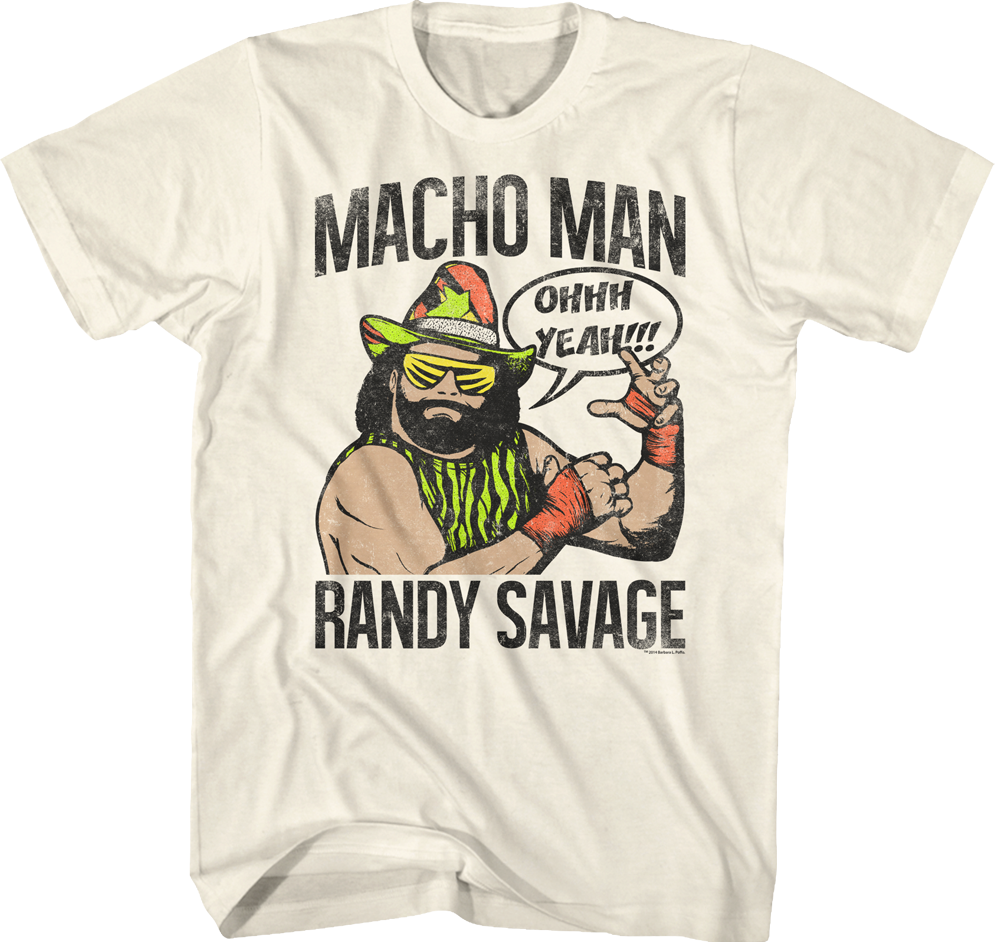 Vintage Ohhh Yeah Macho Man Randy Savage T-Shirt