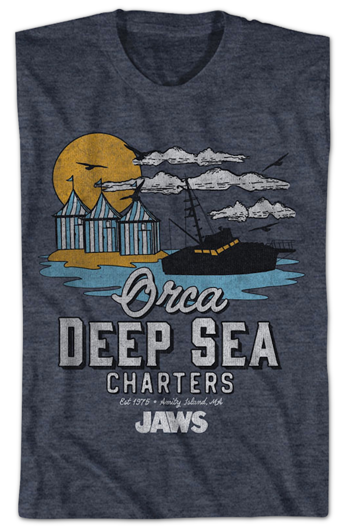 Vintage Orca Deep Sea Charters Jaws T-Shirt