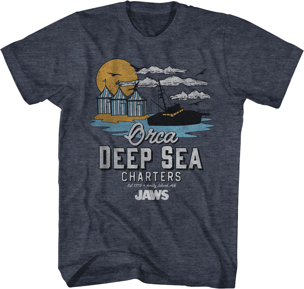Vintage Orca Deep Sea Charters Jaws T-Shirt
