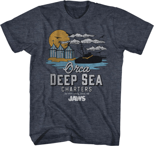 Vintage Orca Deep Sea Charters Jaws T-Shirt