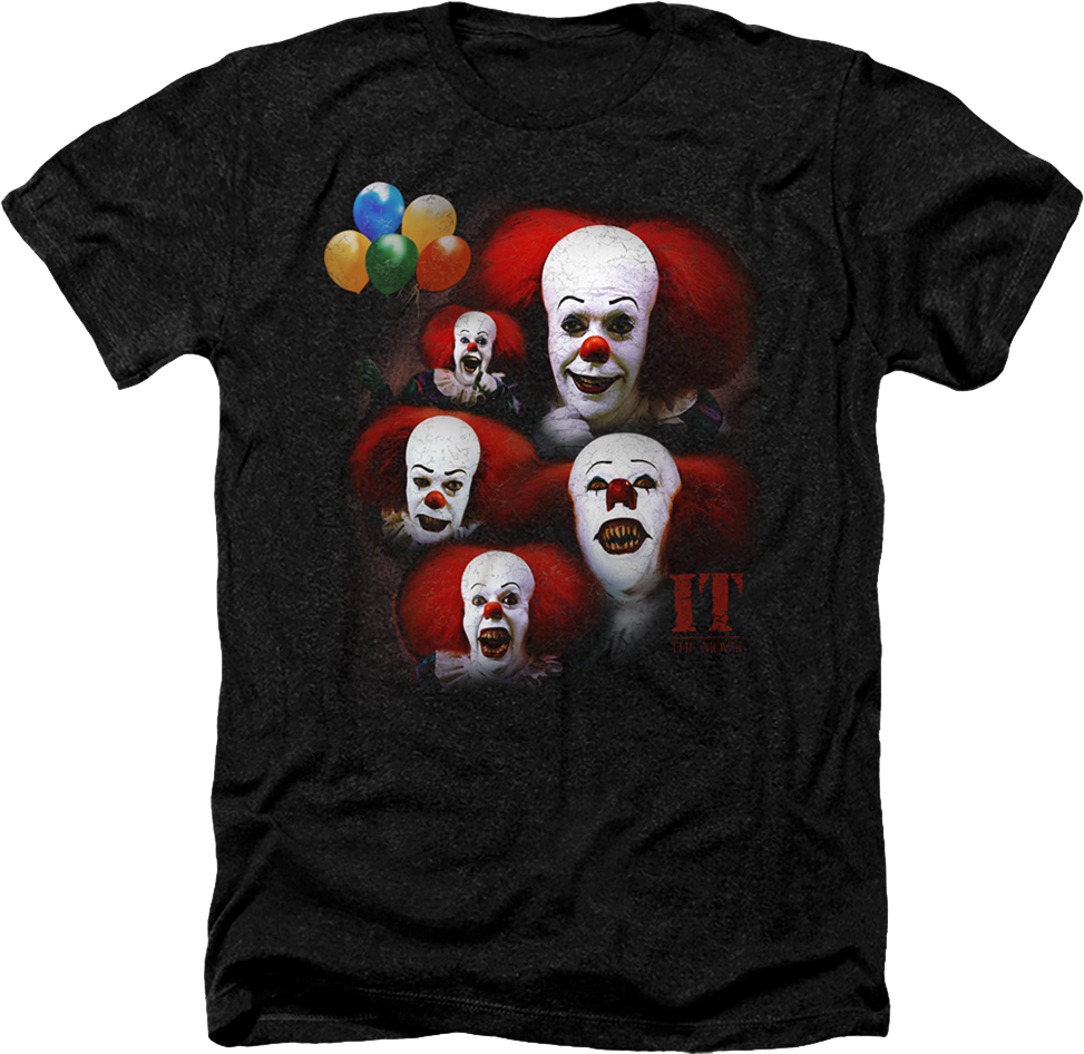 Vintage Pennywise Clown Collage IT Shirt