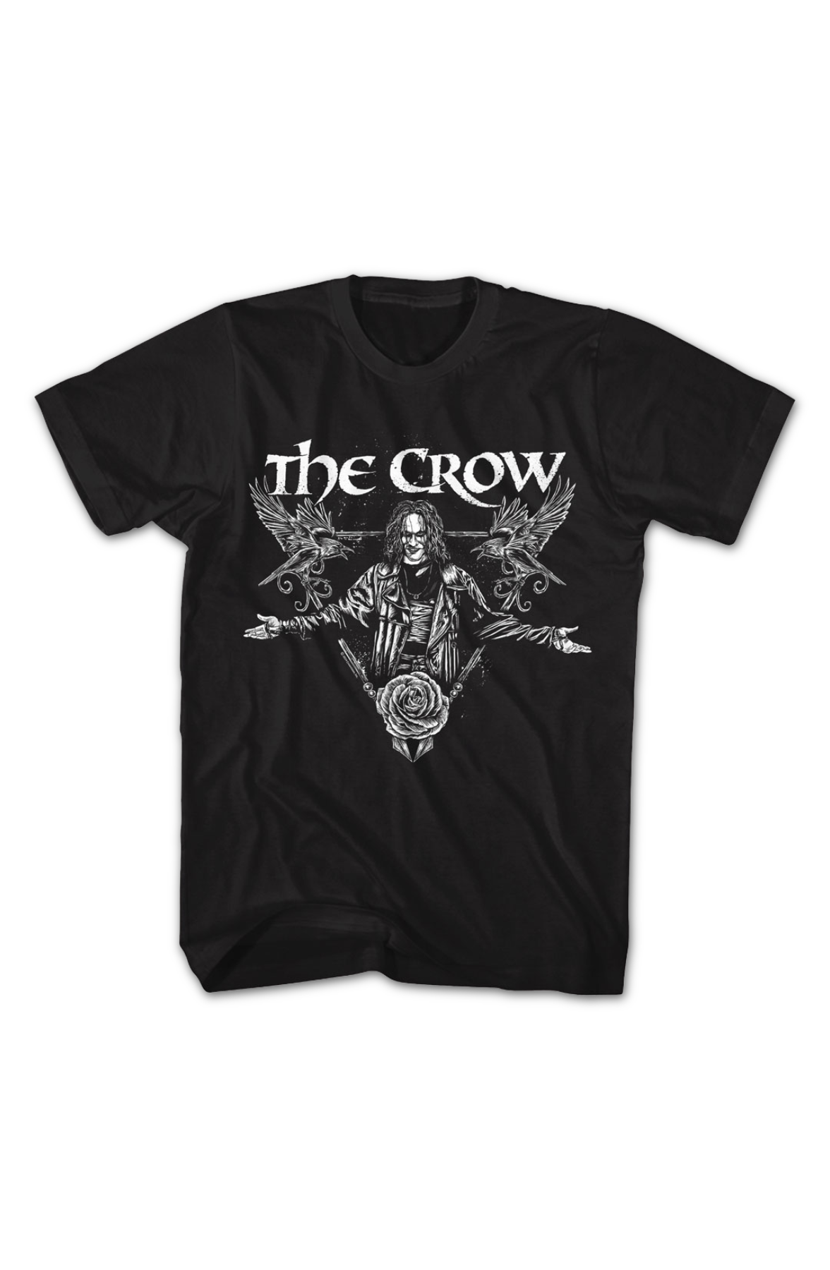 Vintage Rose Triangle The Crow T-Shirt