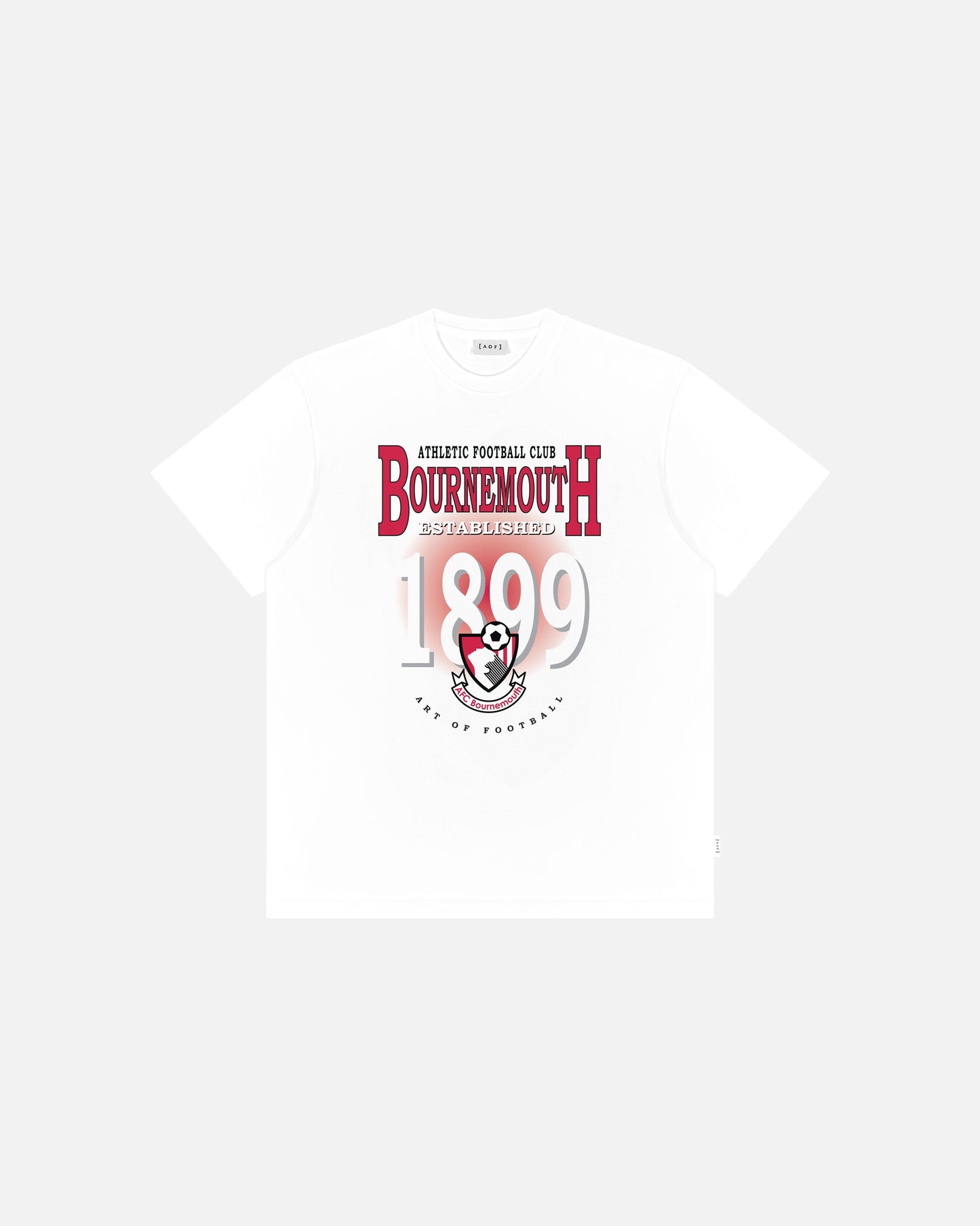 AFC Bournemouth Retro Graphic White Tee