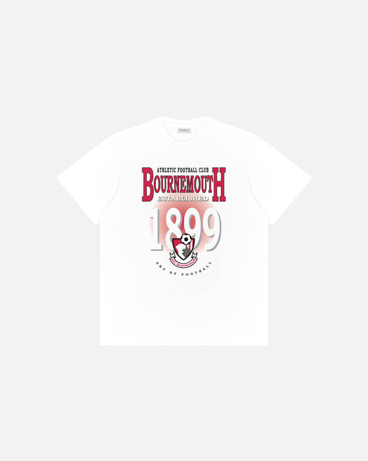 AFC Bournemouth Retro Graphic White Tee