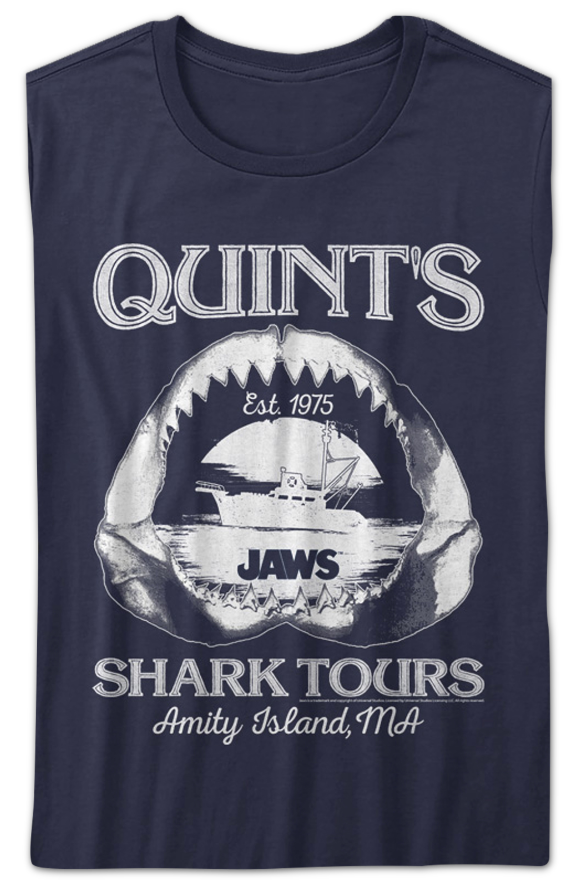 Womens Quint's Shark Tours Jaws Shirt