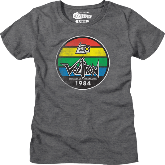 Womens Vintage 1984 Stripes Voltron Shirt