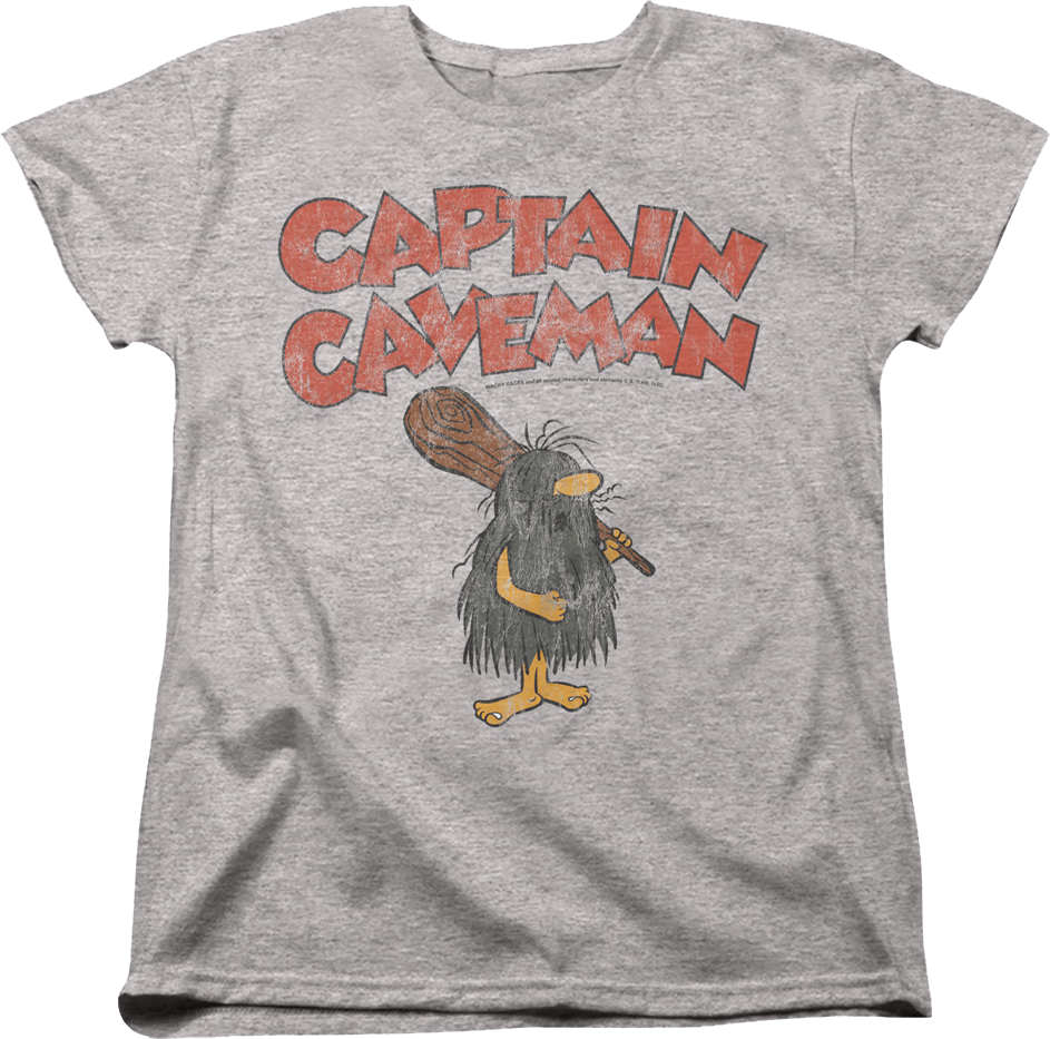 Womens Vintage Captain Caveman Shirt