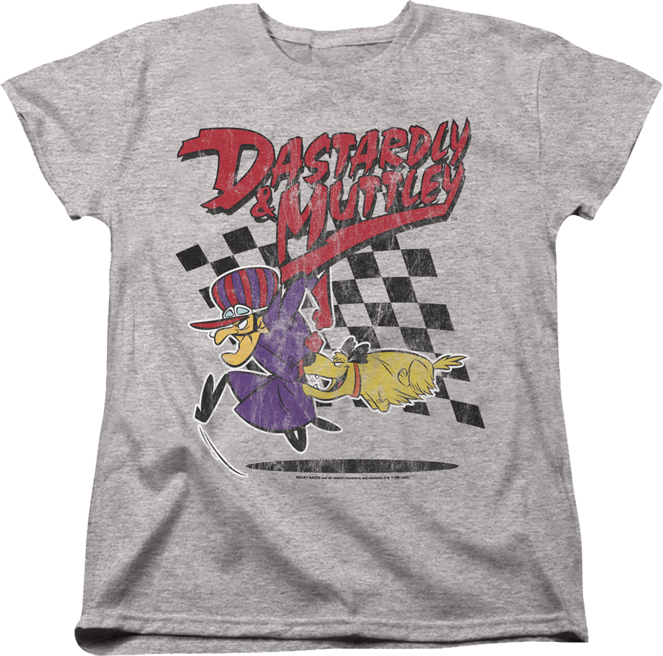 Womens Vintage Dastardly & Muttley Wacky Races Shirt