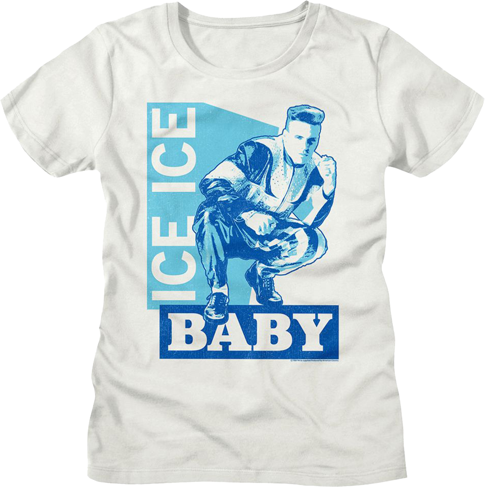 Womens Vintage Ice Ice Baby Vanilla Ice Shirt