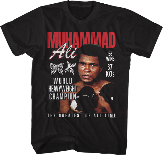 World Heavyweight Champion Greatest Of All Time Muhammad Ali T-Shirt