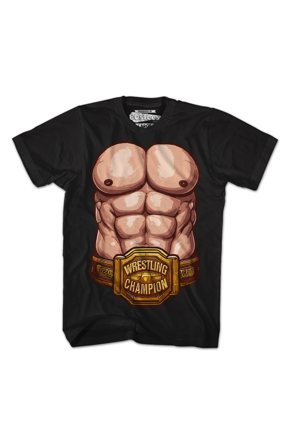Wrestling Champion Abs T-Shirt