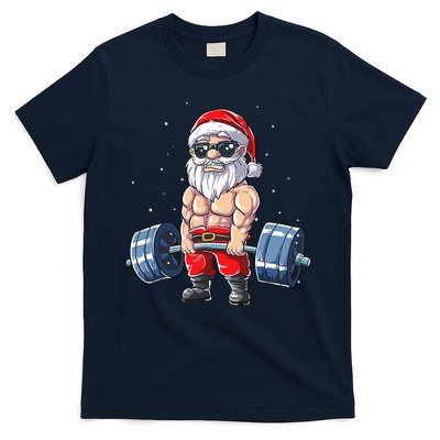 Weightlifting Santa Claus Christmas Fitness Gym T-Shirt Hoodie, Sweatshirt | VibeTeeNation.com