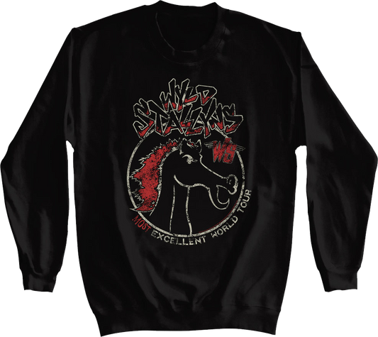Wyld Stallyns Most Excellent World Tour Bill and Ted Sweatshirt