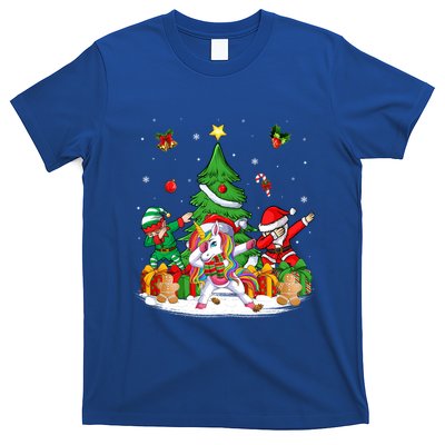 Xmas Tree Santa Claus Elf Unicorn Dabbing Christmas Meaningful Gift T-Shirt Hoodie, Sweatshirt | VibeTeeNation.com