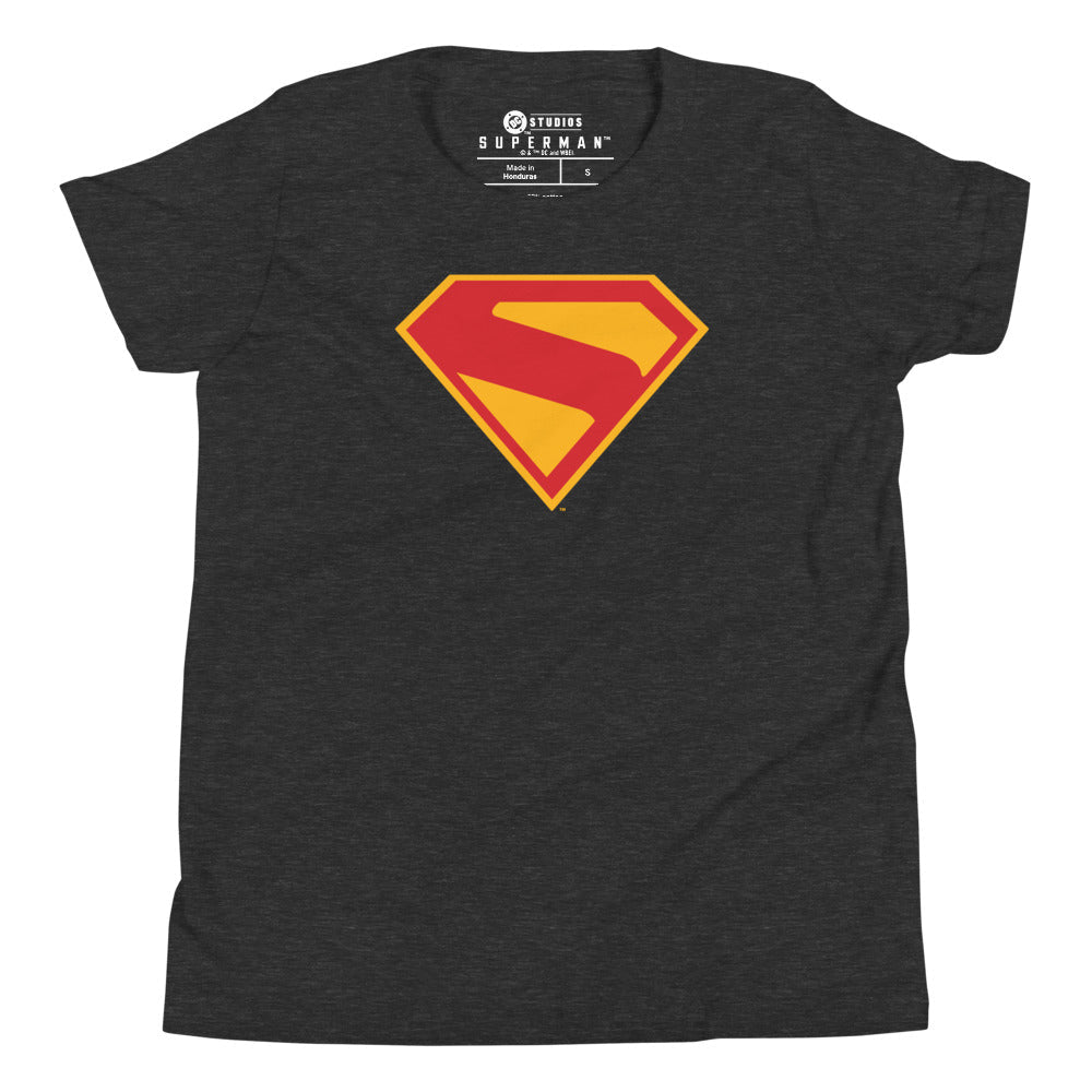 SUPERMAN (2025 Movie) S-Shield Youth T-Shirt